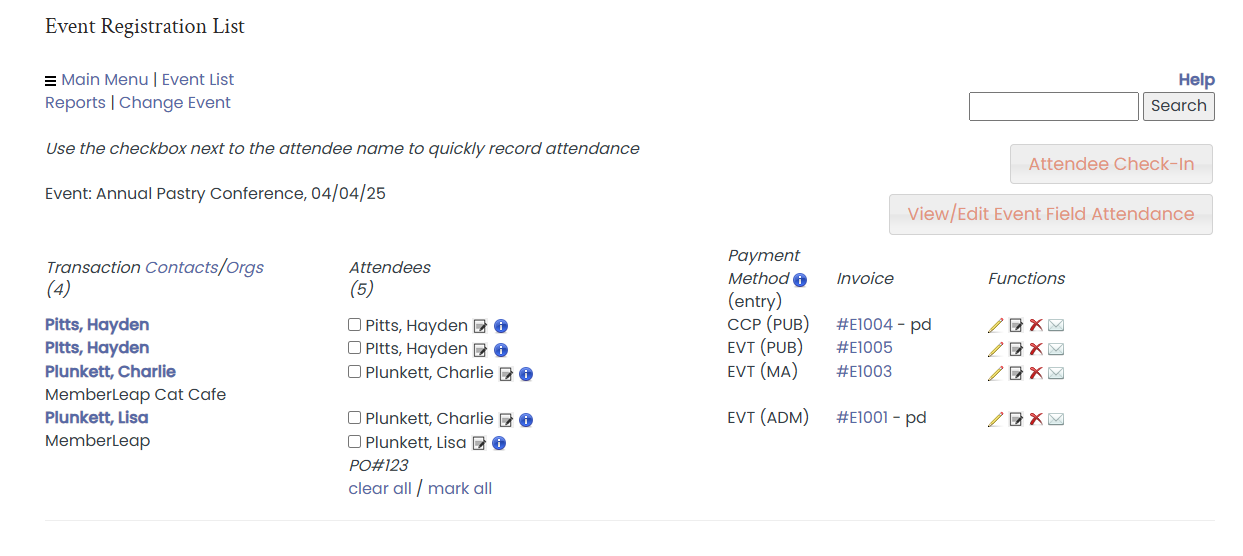 Attendance Tracking