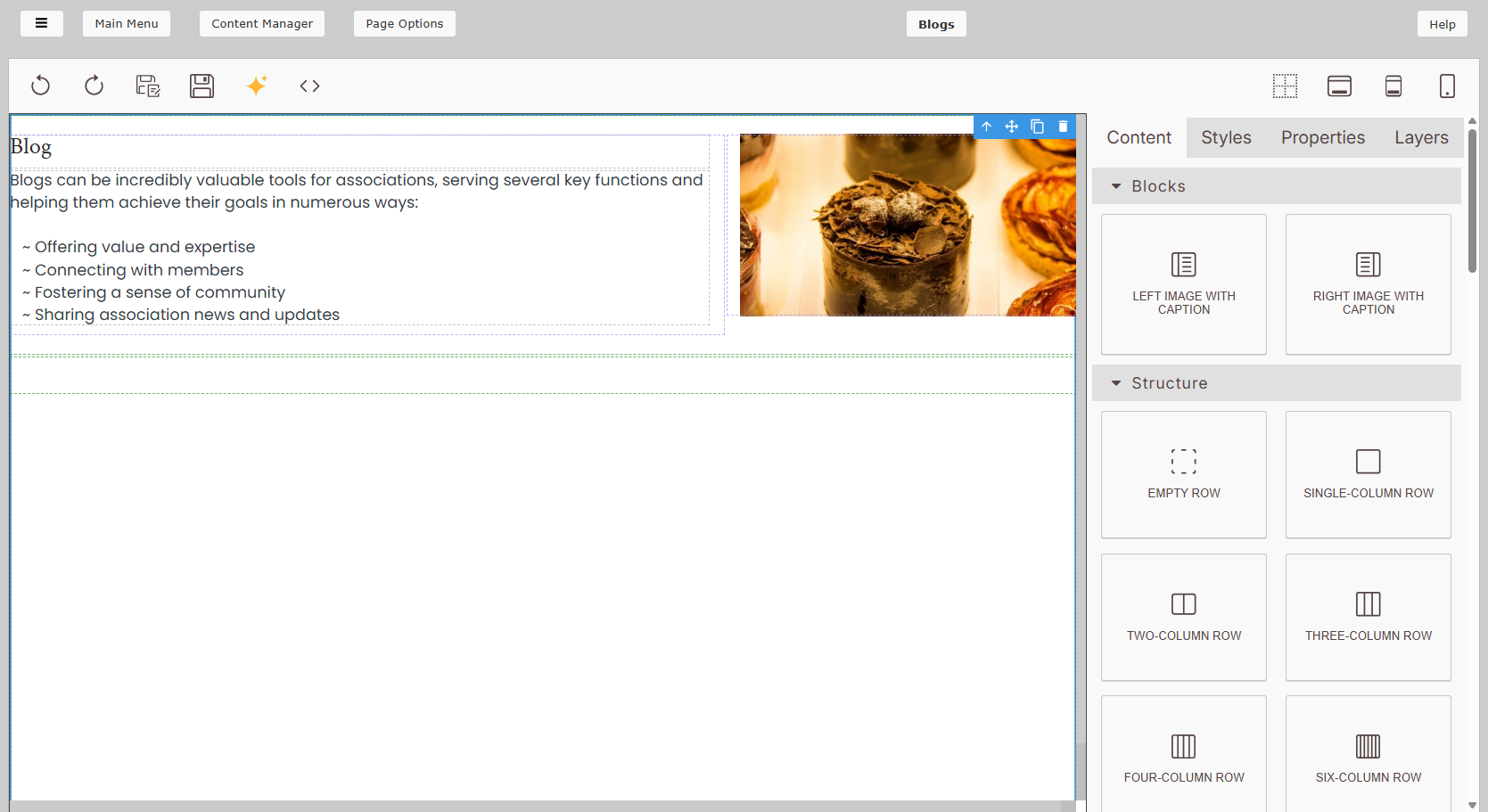 Grid+ Website Page Editor