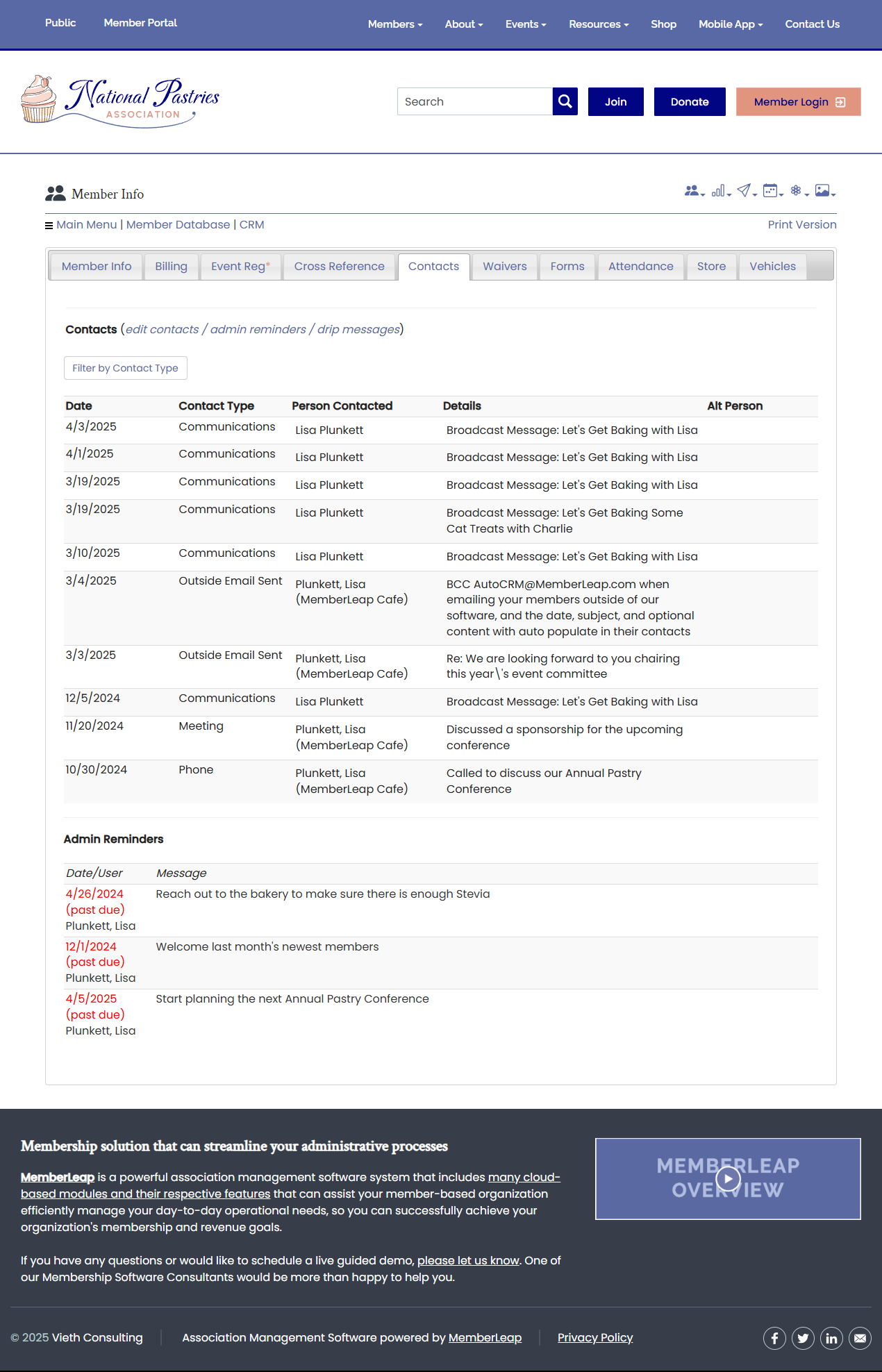 CRM Contacts