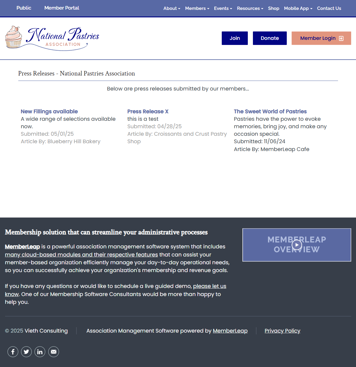 Press Releases