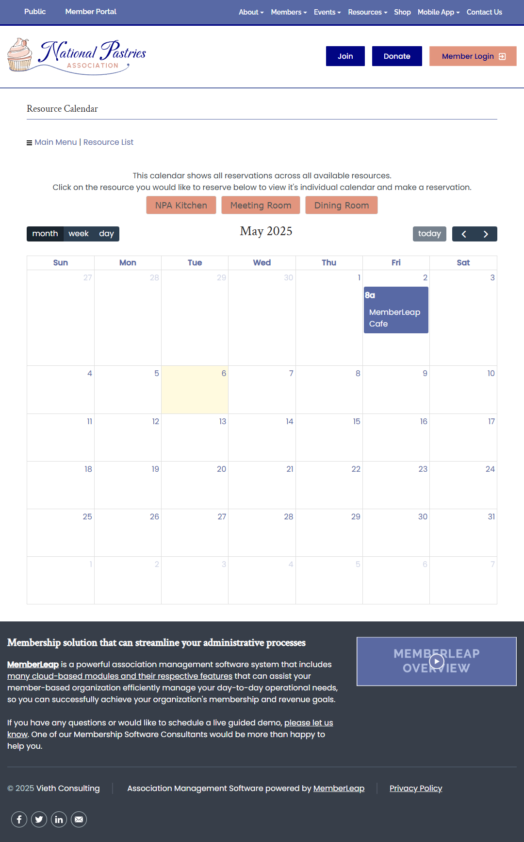 Resource Calendar