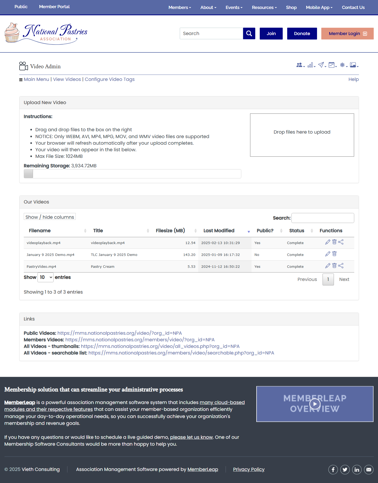 Video Manager
