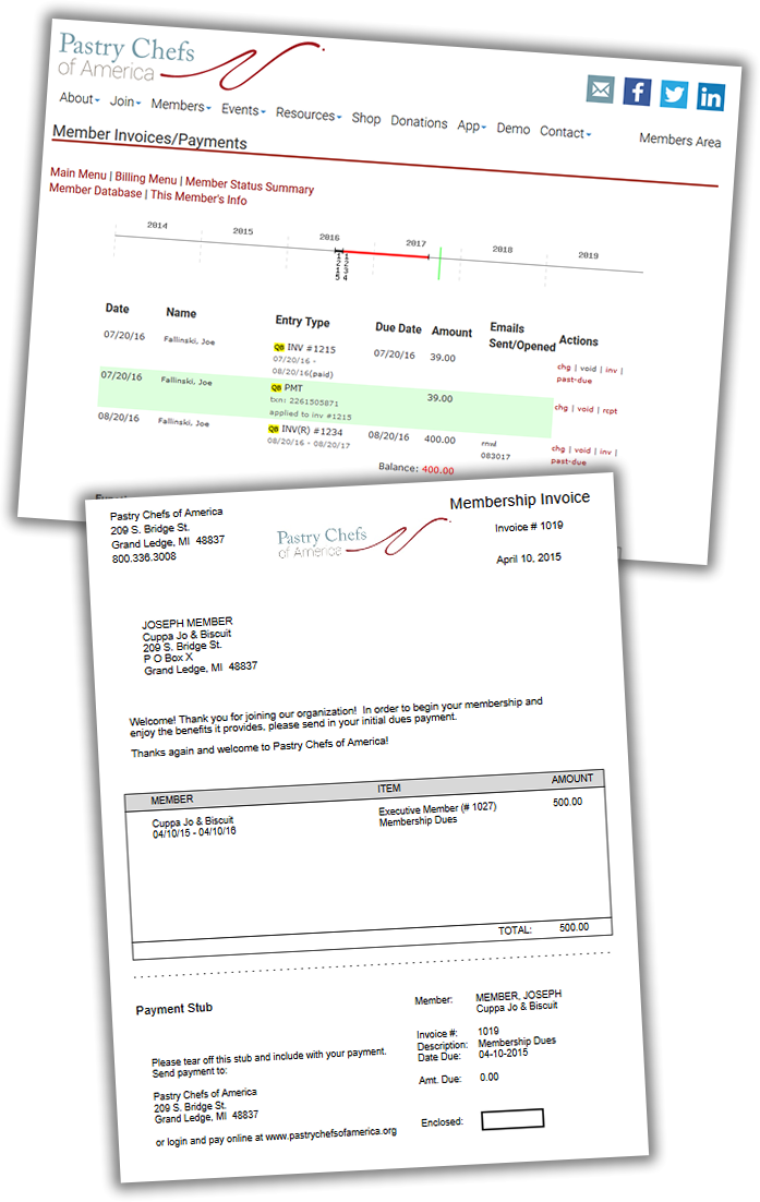 Membership Billing - MemberLeap